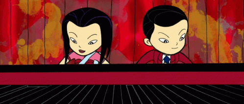 Collaboration Between Kim And Kam GIF