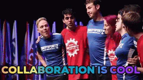 Collaboration Is Cool Comedy Sportz GIF