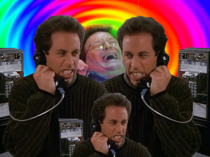 Collage Jerry Seinfeld Phone GIF