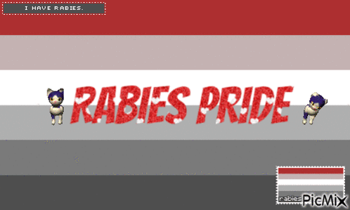 Collage of Cartoon Characters Saying I Have Rabies