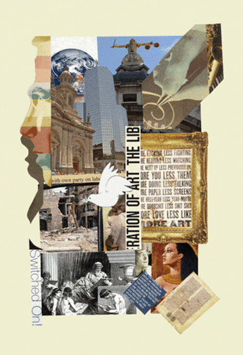 Collage The Liberation Of Art GIF