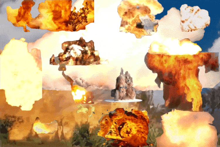 Collection Of Bomb Explosion GIF