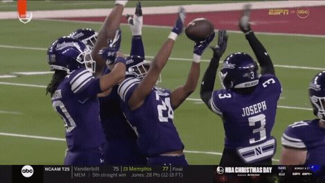 College Football Cleaning Ball GIF