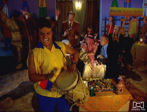 Colombia Guy Drum Roll GIF