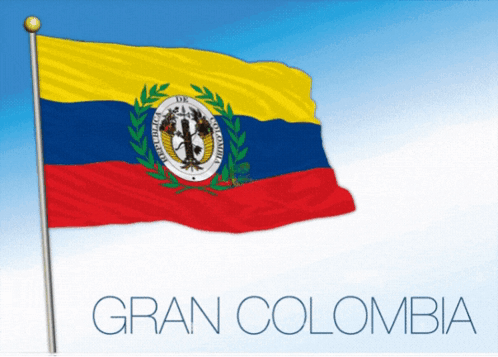 Colombia Map And Flag GIF