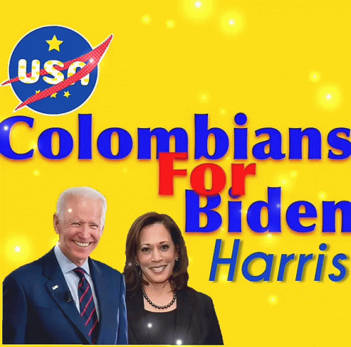Colombians for Biden Harris Poster