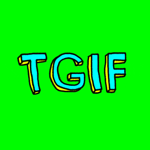 Color Changing Tgif Meme GIF