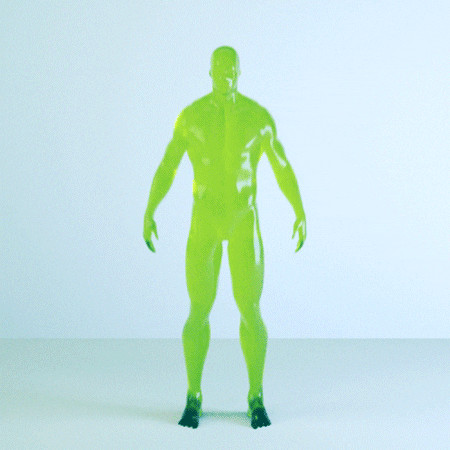 Color Green Jelly Jumping Gummy GIF