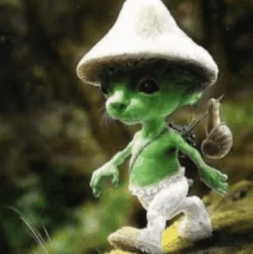 Color Green Smurf Cat Meme GIF