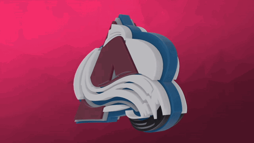 Colorado Avalanche Logo on Pink