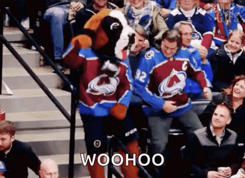 Colorado Avalanche Mascot Dancing