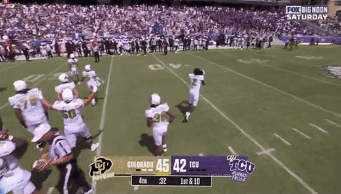 Colorado Vs TCU Football On Fox Big Noon Saturday GIF