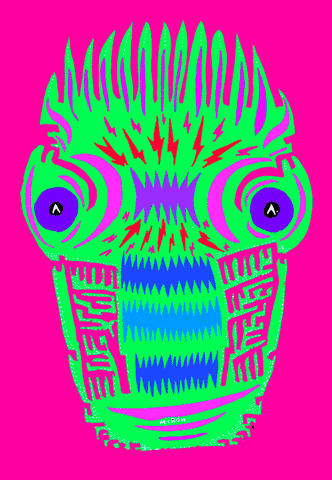 Colorful 2d Mask GIF