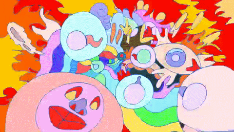 Colorful Adult Swim Animation GIF