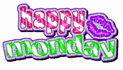 Colorful Animated Happy Monday GIF
