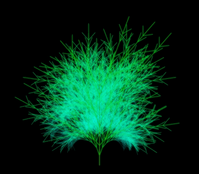 Colorful Animated Tree GIF