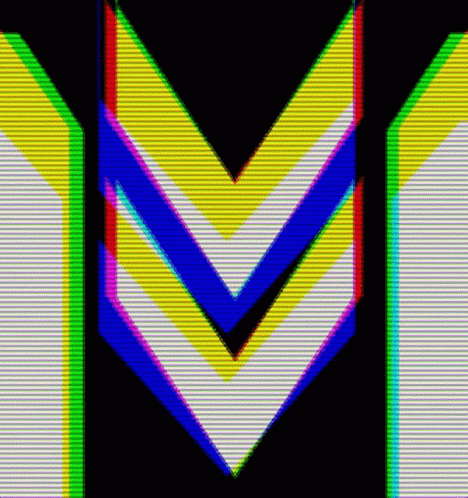 Colorful Arrow Pointing Down