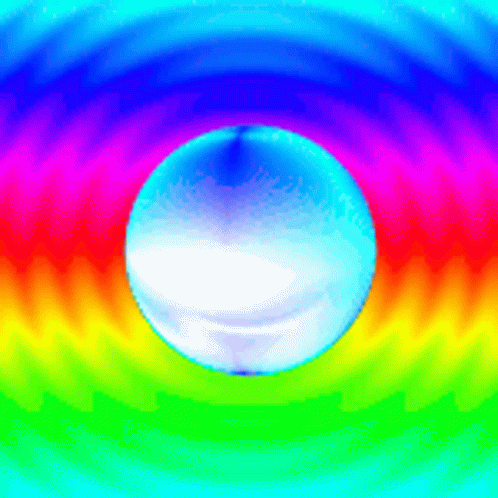 Colorful Background Blue Gradient Circle GIF