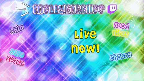 Colorful Background Live Now GIF