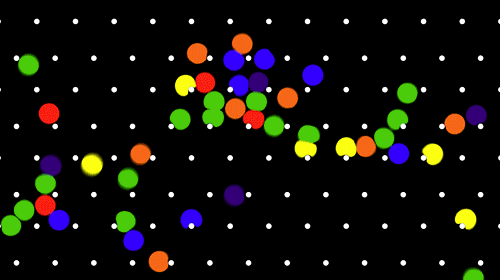 Colorful Ball Infinite Loop GIF