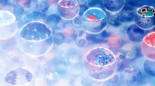 Colorful Balls Floating