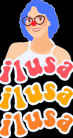 Colorful Boho Graphic Art GIF