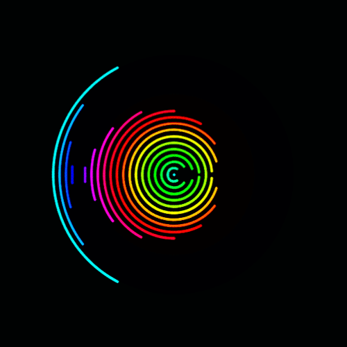 Colorful Circle Loop GIF