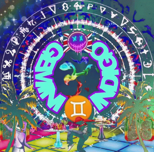 Colorful Circle With Letter II