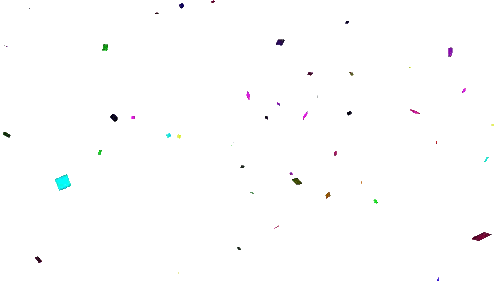 Colorful Confetti Falling