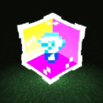 Colorful Cube With Question Mark