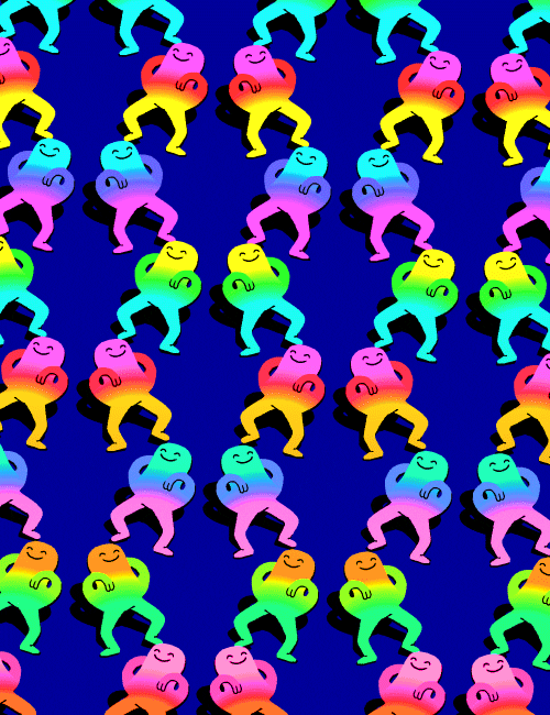 Colorful Dancing Candies GIF