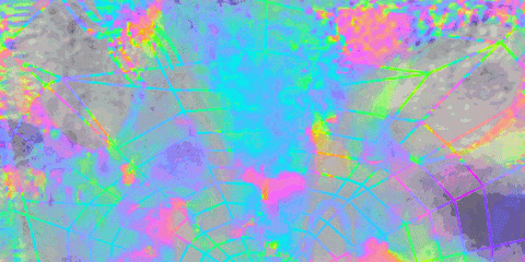 Colorful Distorted Art GIF