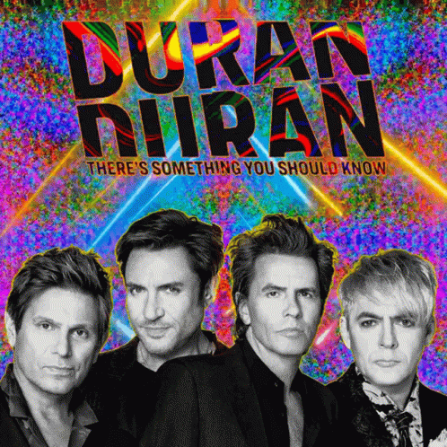 Colorful Duran Duran Poster With Four Men