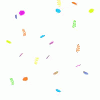 Colorful Falling Confetti GIF