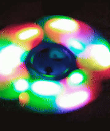 Colorful Fidget Spinner GIF