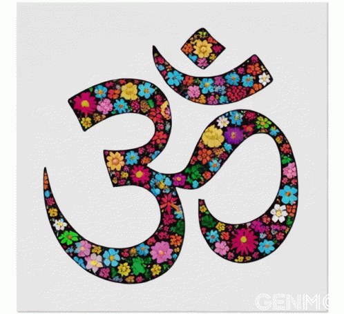 Colorful Flowers Are Arranged In The Shape Of The Number 30 GIF