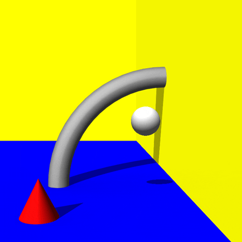 Colorful Geometric Shapes GIF