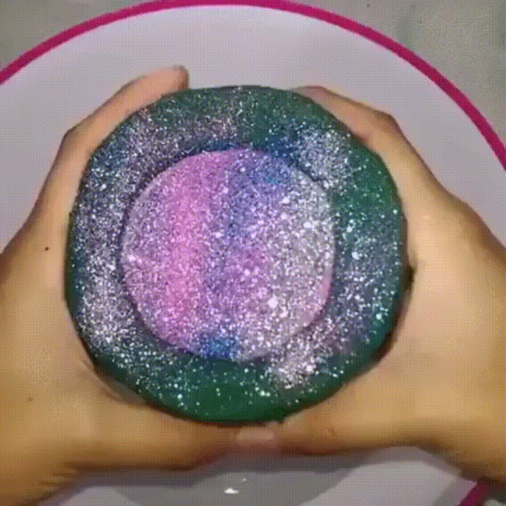Colorful Glitter Dust Overflow GIF