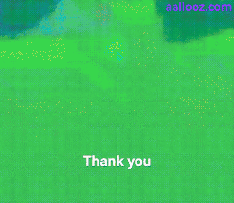 Colorful Graphic Saying Thank You