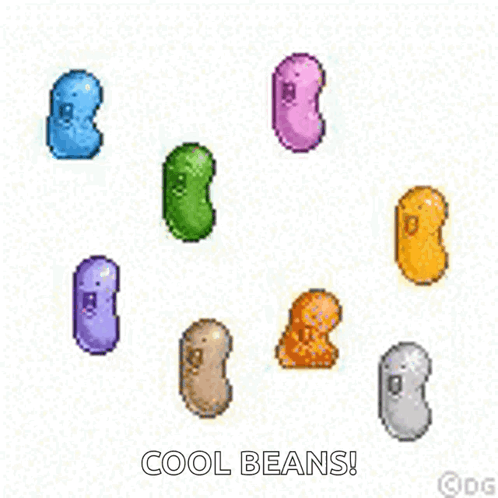 Colorful Jelly Beans Cool Beans
