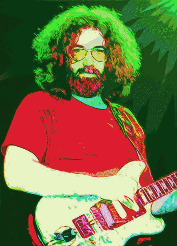 Colorful Jerry Garcia GIF
