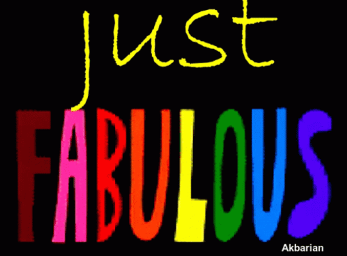 Colorful Just Fabulous GIF