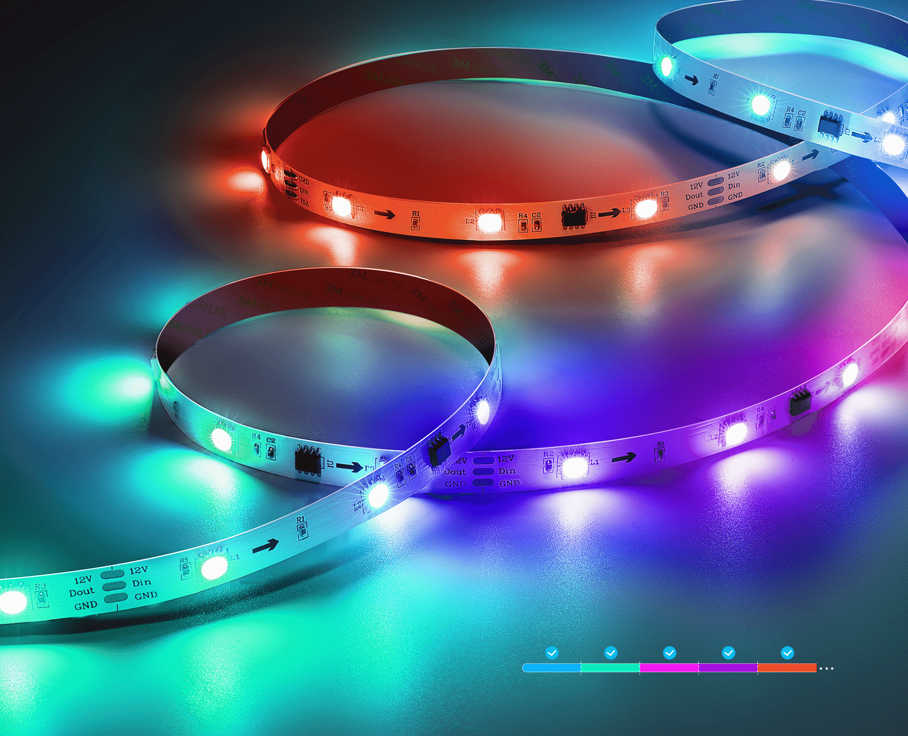 Colorful Led Lights GIF