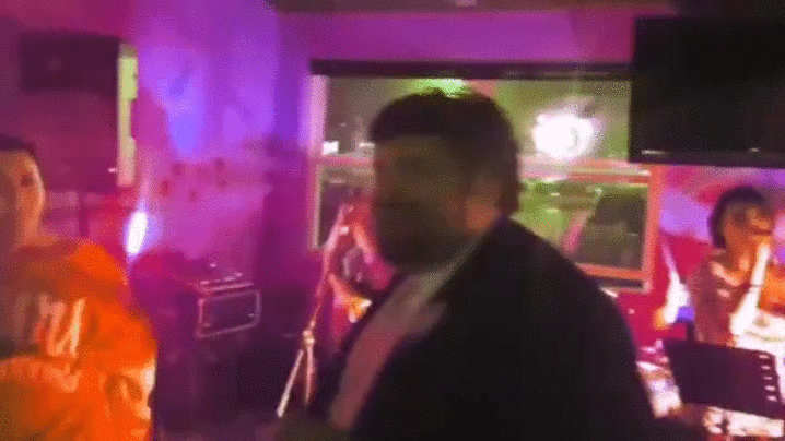 Colorful Lights At Party GIF