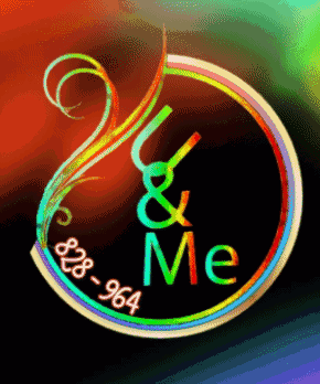 Colorful Logo for & Me With Phone Number