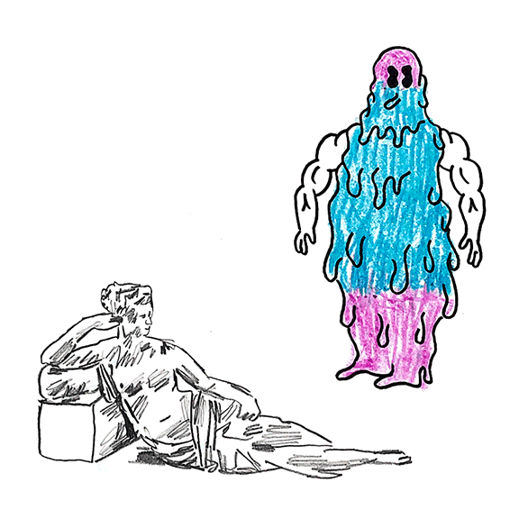 Colorful Melting Art GIF