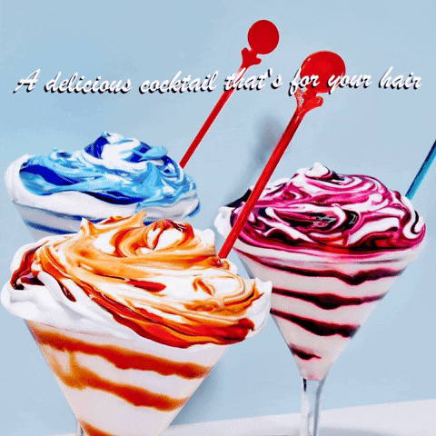 Colorful Milkshake Flavor GIF