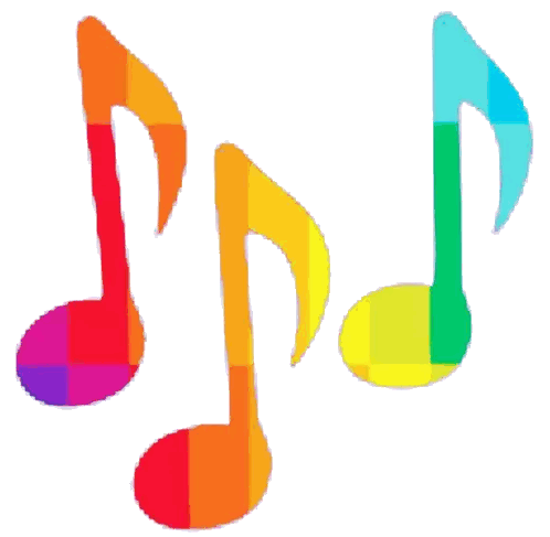 Colorful Music Notes