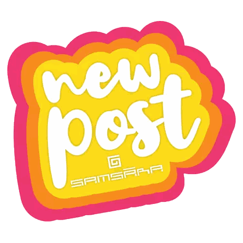 Colorful New Post Sticker