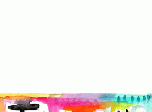 Colorful Painting Saying Thank You
